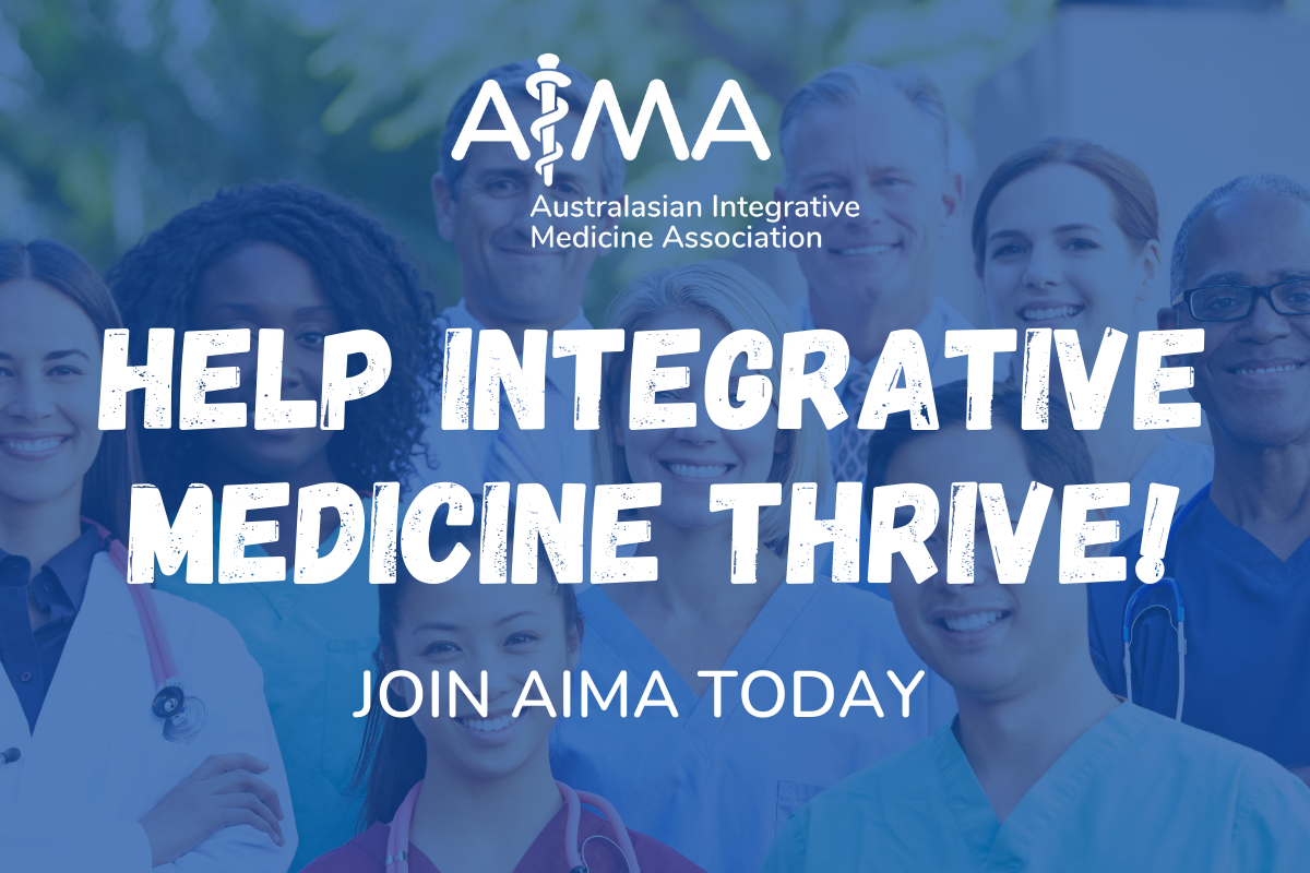 WE NEED YOUR SUPPORT TO HELP INTEGRATIVE MEDICINE THRIVE!