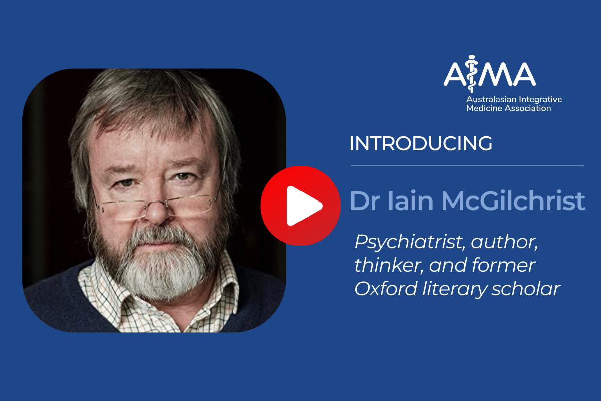 2022 AIMA Conference - Introducing Dr Iain McGilchrist